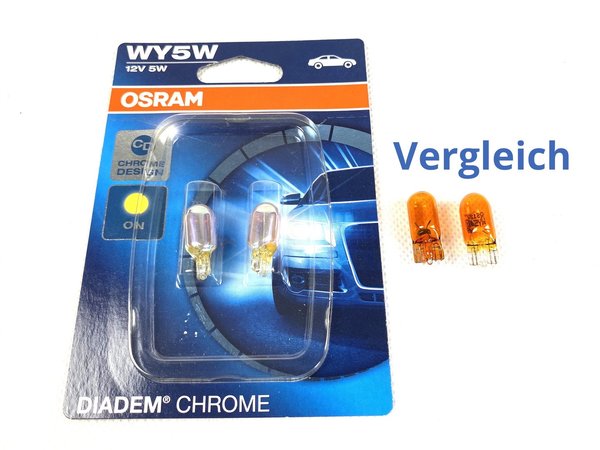 OSRAM | Glühlampenset für Blinkleuchte Diadem Chrome 12V 5Watt ( Set 2 Stk )