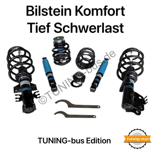 Bilstein B14 Komfort TIEF SCHWERLAST Gewindefahrwerk für VW T6.1  Schellenbefestigung
