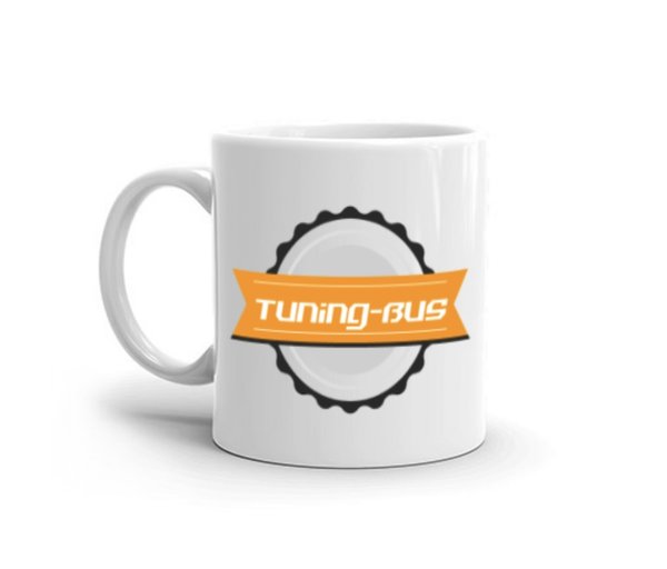 TUNING-Bus Kaffeetasse weiß mit Logo