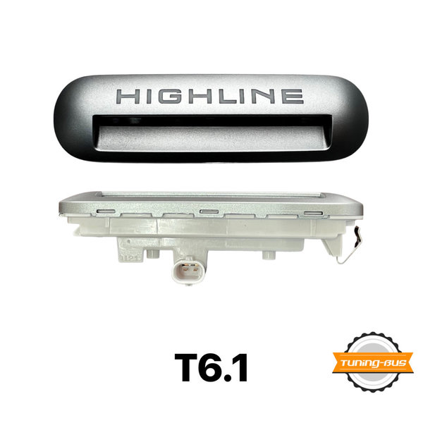 T6.1 VW Einstiegsleuchte LED Highline rechts oder links silber-metallic pro Stück