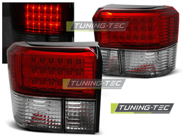 LDVW55_1-LED Design Rückleuchten für VW T4 90-03 rot/weiß